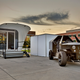 Illustration for article titled This Energy-Sharing Solar House and Hybrid Car Are the Ultimate Off-The-Grid Fantasy